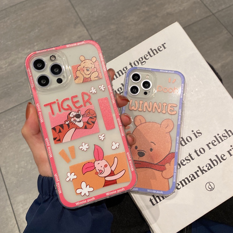 Ốp Điện Thoại Silicone Mềm In Hình Gấu Hoạt Hình Đáng Yêu Cho Vivo V27 V25 Pro V27E V25E V23E V21E V21 V23 V20 V15 Pro