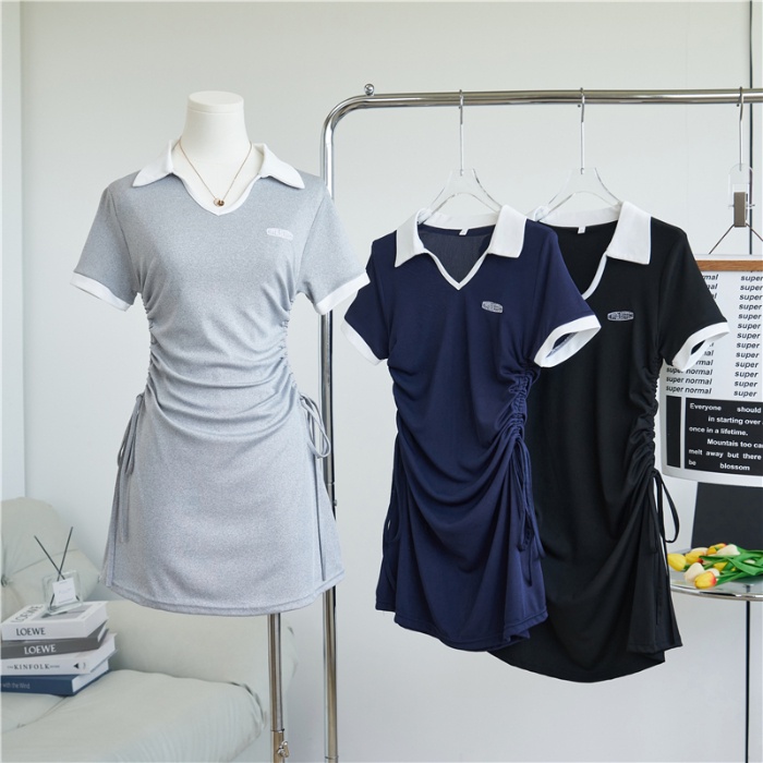 Đầm Maxi Tay Ngắn Phong Cách Hàn Quốc Thiết Kế Mới Cho Phái Nữ