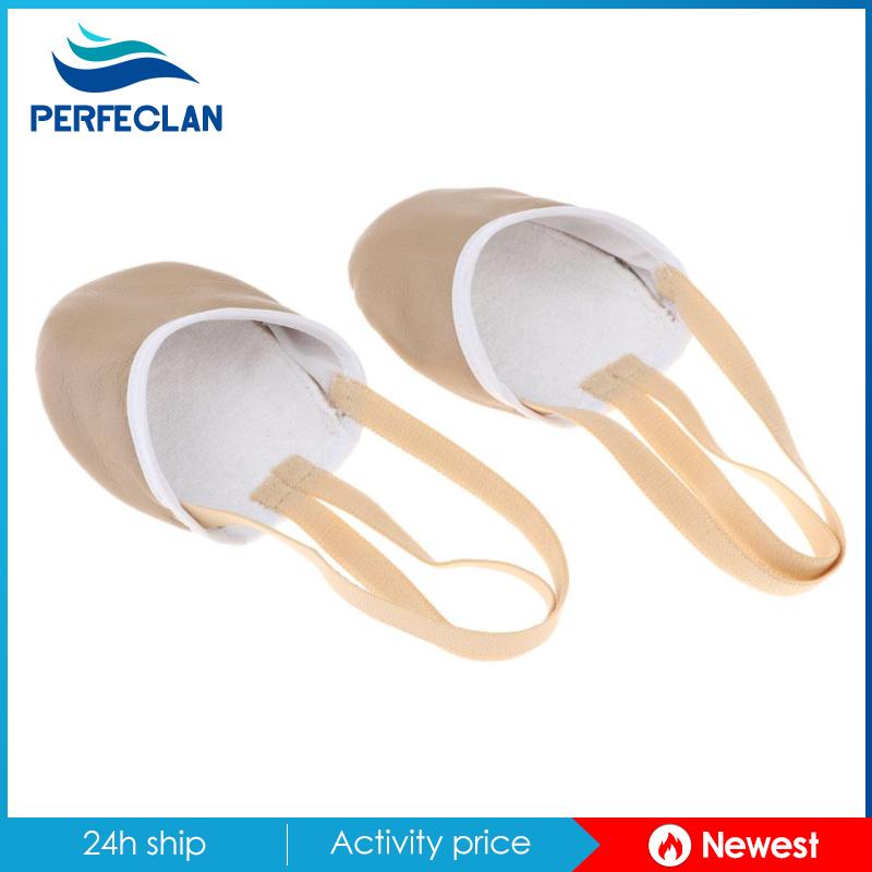 Giày Múa Ba Lê Bằng Da Hở Ngón 4X