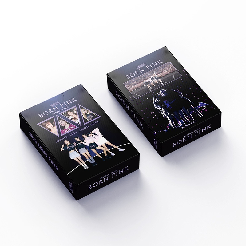BLACKPINK Card Set 55 Tấm Thẻ Ảnh BORN PINK Kpop Lomo Card Hình Nhóm Nhạc
