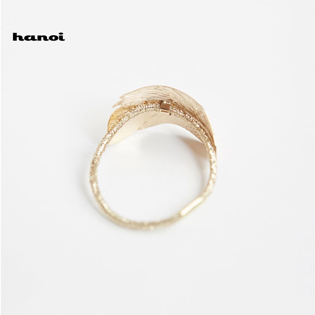 Set 2 Dây Cột Tóc Co Giãn Hình Chiếc Lá Thời Trang Cho Nữ Giá Đỡ