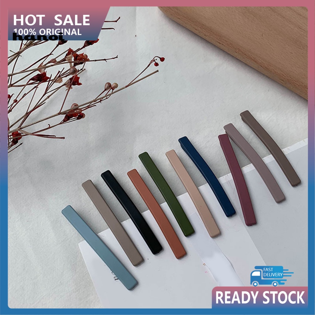 Set 10 Kẹp Tóc Co Giãn Cố Định Tóc Chống Trượt Chống Nứt Dành Cho Nữ