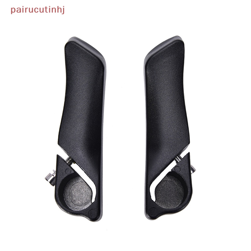 Set 2 Cặp Tay Nắm Xe Đạp Leo Núi Bằng Hợp Kim Nhôm Màu Đen