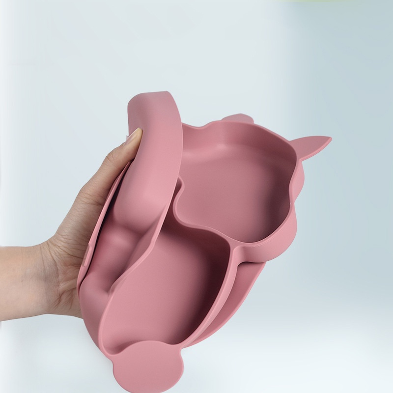 Set 4 / 6 / 8 Bát Ăn Bằng Silicone Không BPA Có Giác Hút Chống Trượt Cho Bé