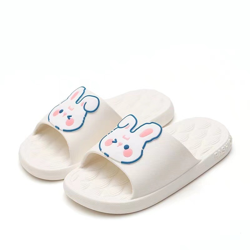 Dép Sandal Mùa Hè Hàn Quốc Họa Tiết Thỏ Hoạt Hình Dễ Thương Cho Gia Đình Và Trẻ Em