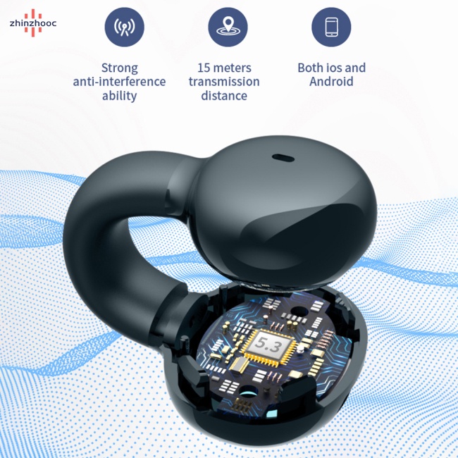 Vip Tai Nghe Kẹp Vành Tai Không Dây Âm Thanh Nổi Phong Cách Thể Thao Cho Doanh Nhân