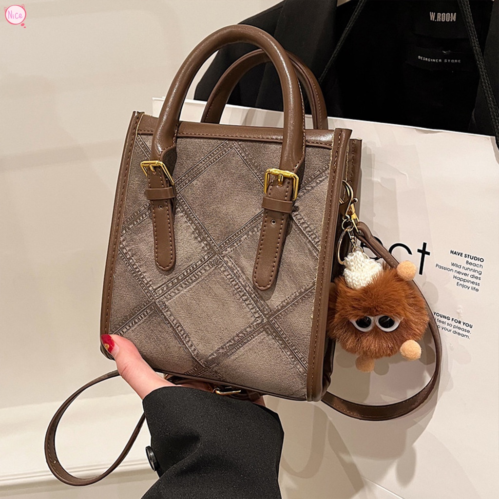 Túi Xách Da PU Đeo Chéo Thời Trang Cho Nữ