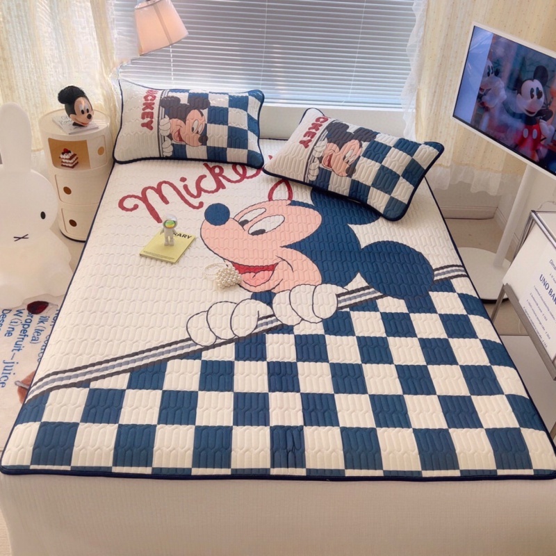 Bộ Thảm Lót Giường Ba Món Bằng Cao Su Mềm Thoáng Mát Mùa Hè Cho Trẻ Em