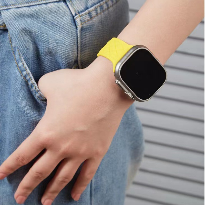 Dây Đeo silicone Cho Đồng Hồ Thông Minh Apple Watch 8 7 6 5 4 se 3 48mm 45mm 44mm 42mm 41mm 40mm 38mm