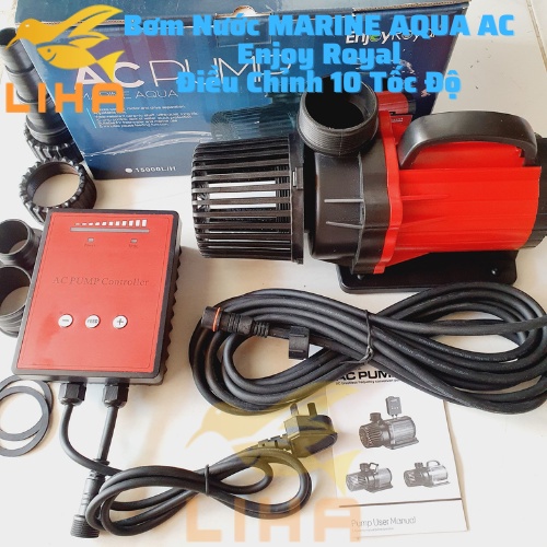 Máy Bơm Nước MARINE AQUA AC 15K-40K Điều Chỉnh 10 Tốc Độ - Bơm Bể Cá Enjoy Royal
