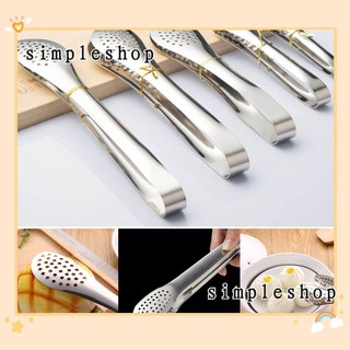Kẹp gắp thức ăn bằng kim loại không gỉ cao cấp