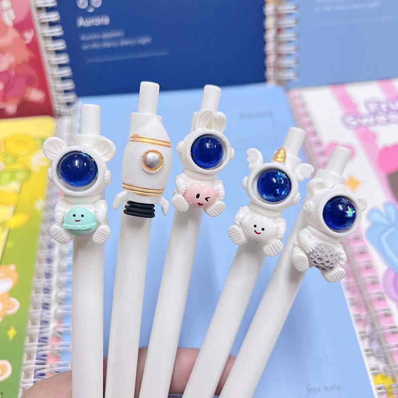 Bút Mực Gel Ngòi 0.5mm Bút Bi Gel Hình Phi Hành Gia Dễ Thương - Tiệm Bút Nhà SHIORI