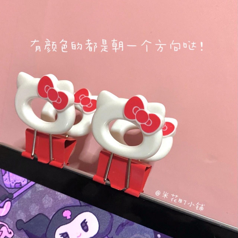 Kẹp Đánh Dấu Trang Sách Bằng Kim Loại Hình Melody Đuôi Dài Dễ Thương