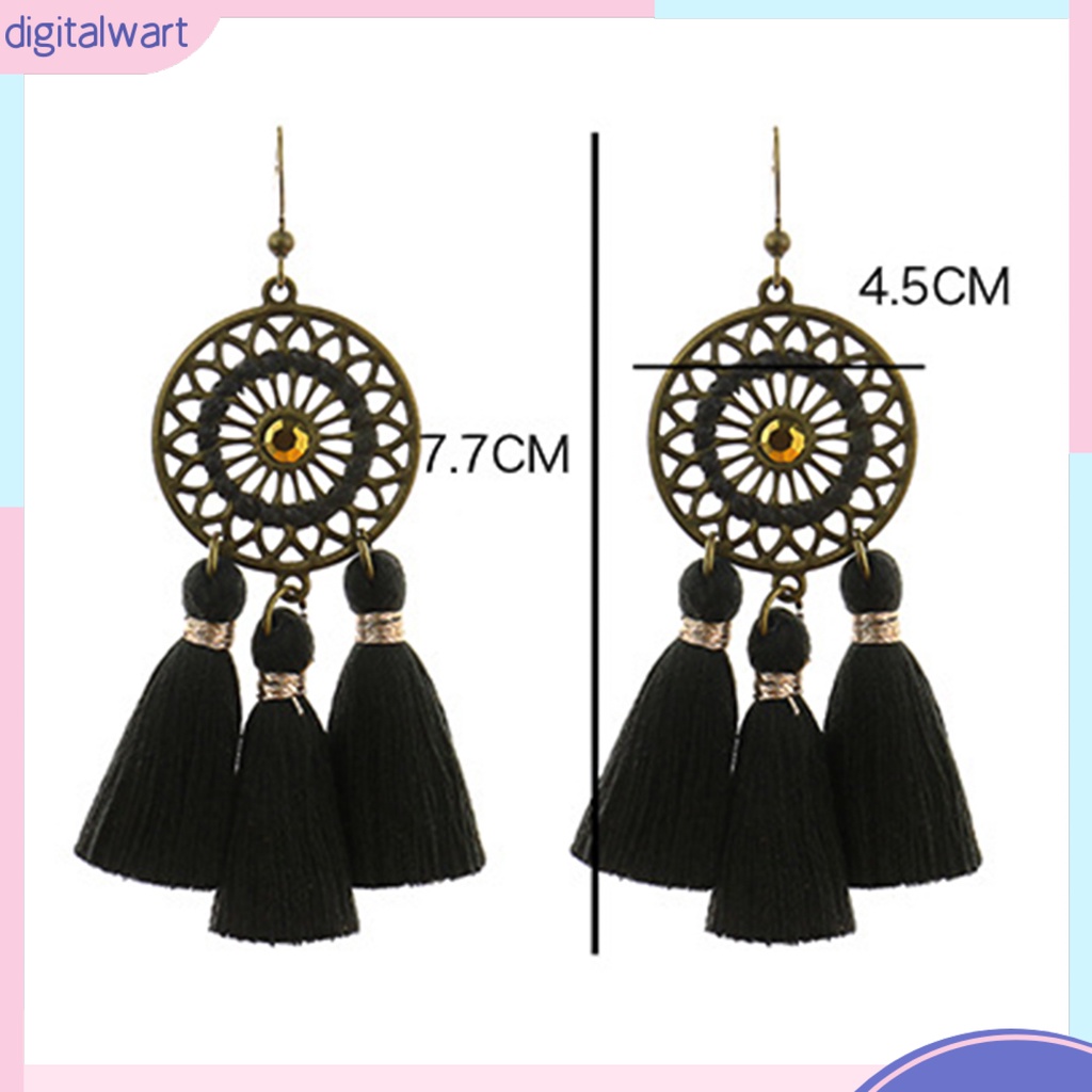 1 Đôi Bông Tai Dáng Dài Phong Cách Bohemian Thời Trang Cho Nữ