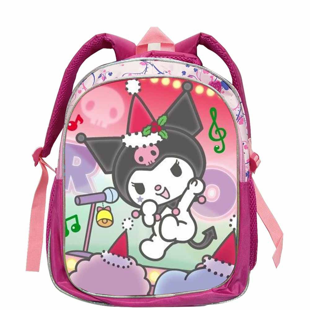Ba lô sanrio kuromi dành cho nữ nam sinh viên dung tích lớn thoáng khí in cá tính túi xách nữ đa năng 1
