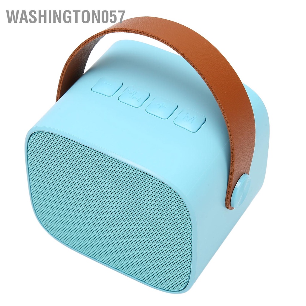 Washington057 Bộ Máy Karaoke Mini Hỗ Trợ Bluetooth AUX Thẻ Nhớ USB Loa Di Động Kèm Micro Không Dây