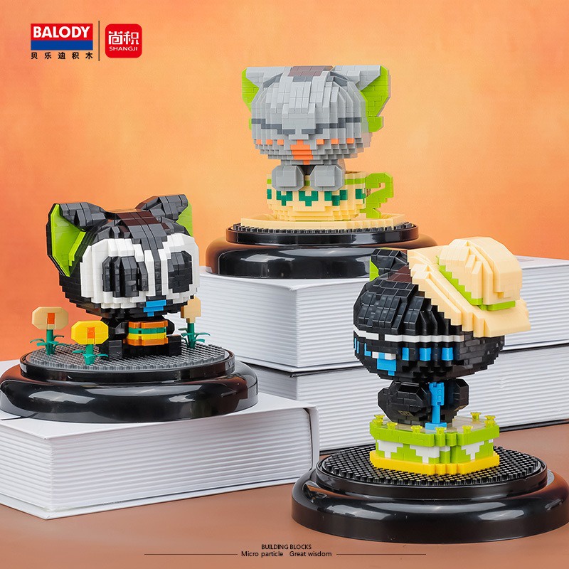 Luo Bộ Đồ Chơi Lắp Ráp Lego Cỡ Nhỏ Màu Đen Dùng Làm Quà Tặng Trang Trí Cho Bé Trai Và Bé Gái