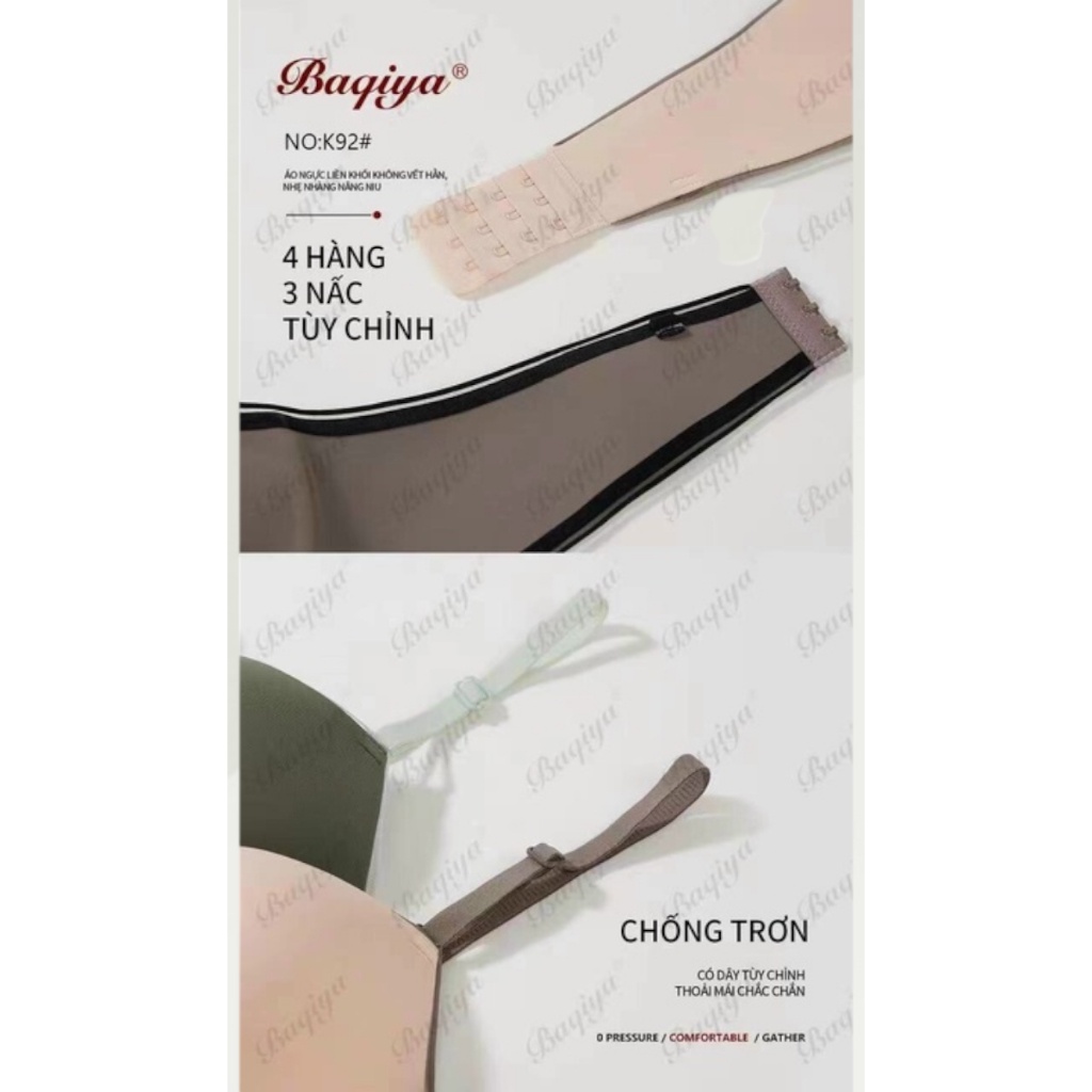 Áo Lót Không Gọng Nâng Ngực Đệm Dày Xuất Hàn Siêu Siêu Đẹp MTD msK92