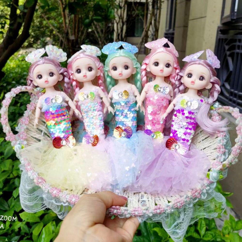 Búp Bê Nàng Tiên Cá BJD 3D Dễ Thương