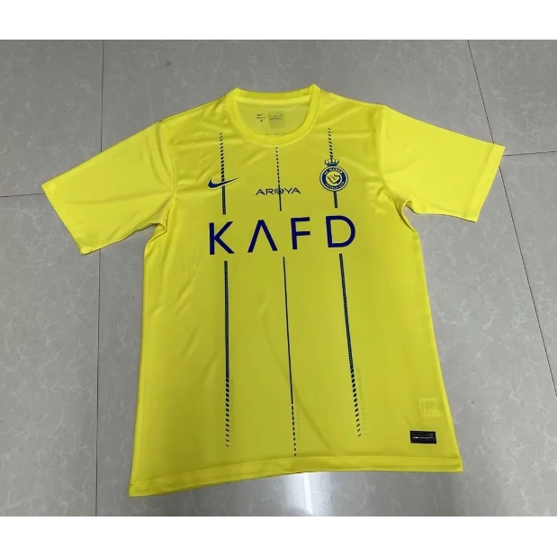Áo Thun In Hình Al Nassr Ronaldo Jersey 2023-24
