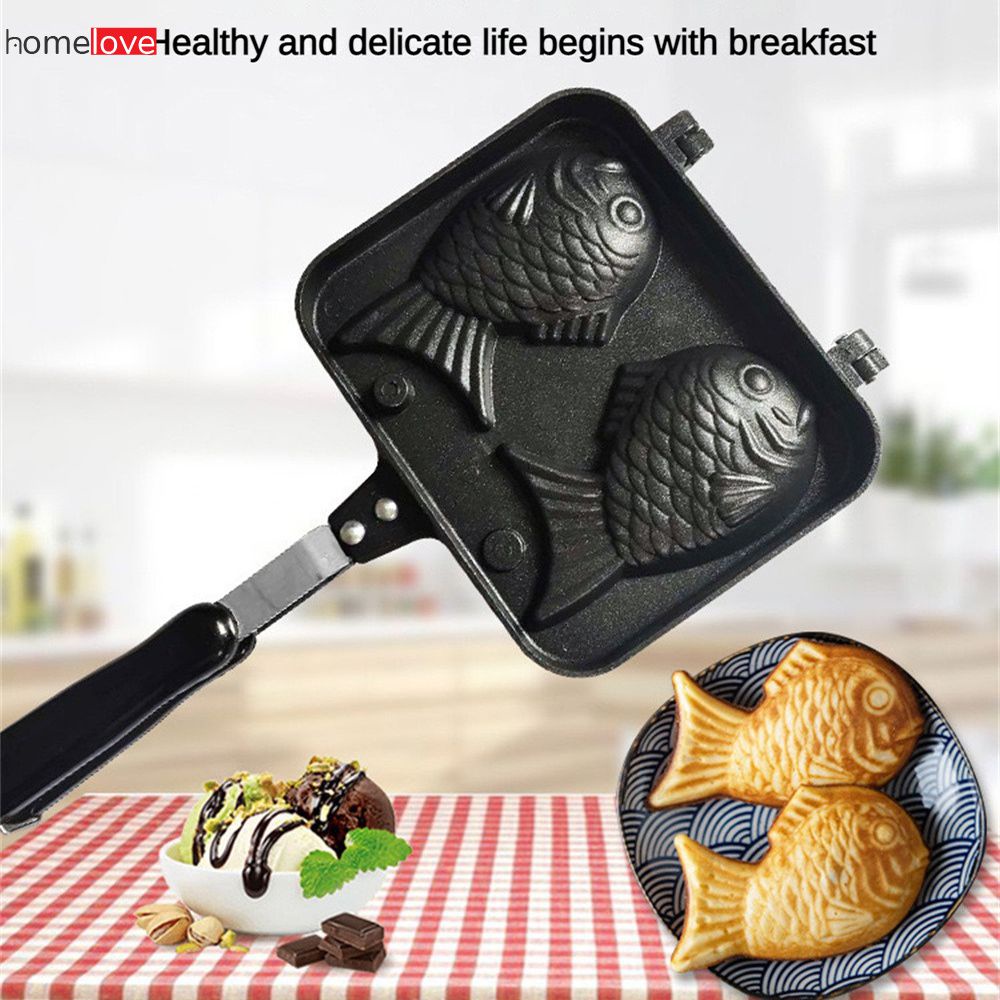 Khuôn làm bánh Waffle Nổ trứng Chảo nướng bánh Waffle Nồi bóng bạch tuộc Hộ gia đình thương mại Chảo chống dính Nướng bánh Pancake Khuôn làm bánh Muffin homelove