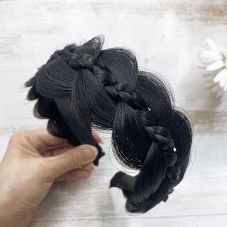 Xương Cá Bím Tóc Giả Thời Trang Hàn Quốc Cho Nữ, Băng Đô Quấn Tóc, Phụ Kiện Tóc
