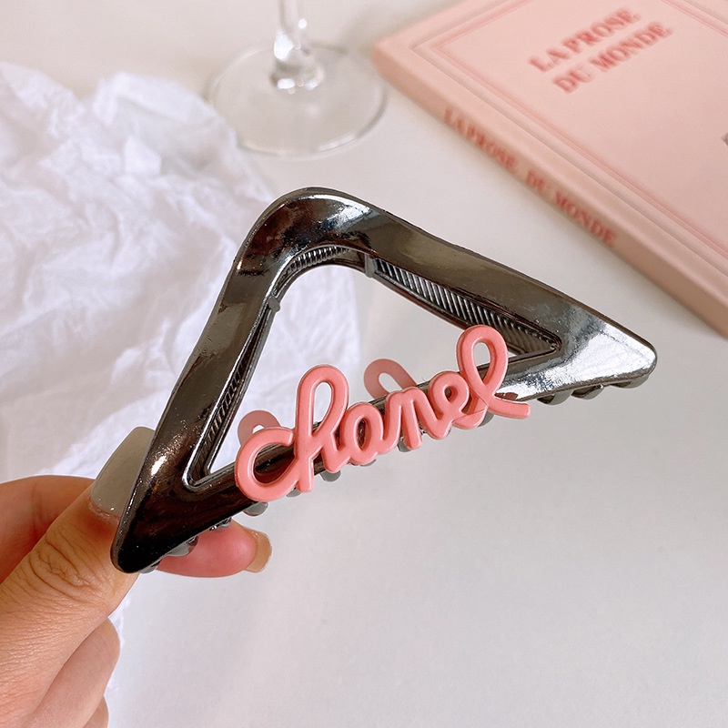 Kẹp Tóc Hình Cá Mập Màu Bạc Kích Thước Lớn Thời Trang 2023