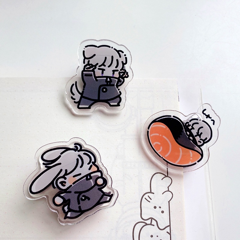 Bìa Đựng Tài Liệu Bằng Nhựa Acrylic Hai Mặt Họa Tiết Hoạt Hình Anime 24H