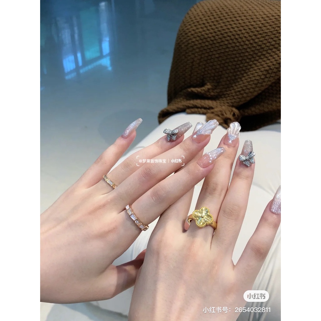 Louis vuitton Nhẫn lv Bạc 925 Phong Cách Hàn Quốc Đơn Giản Sáng Tạo Dành Cho Nữ