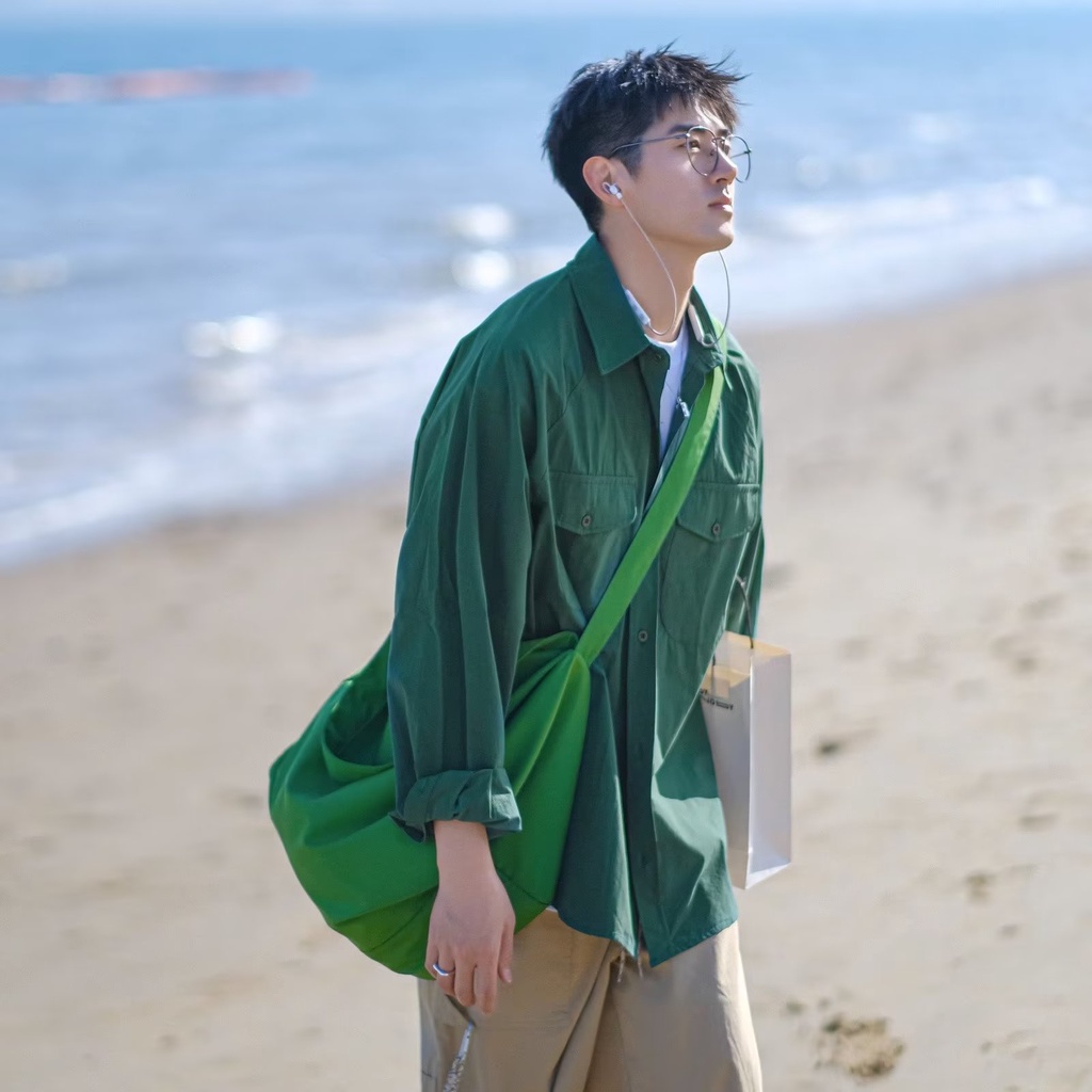 Áo Sơ Mi Nam Dài Tay Màu Sắc retro