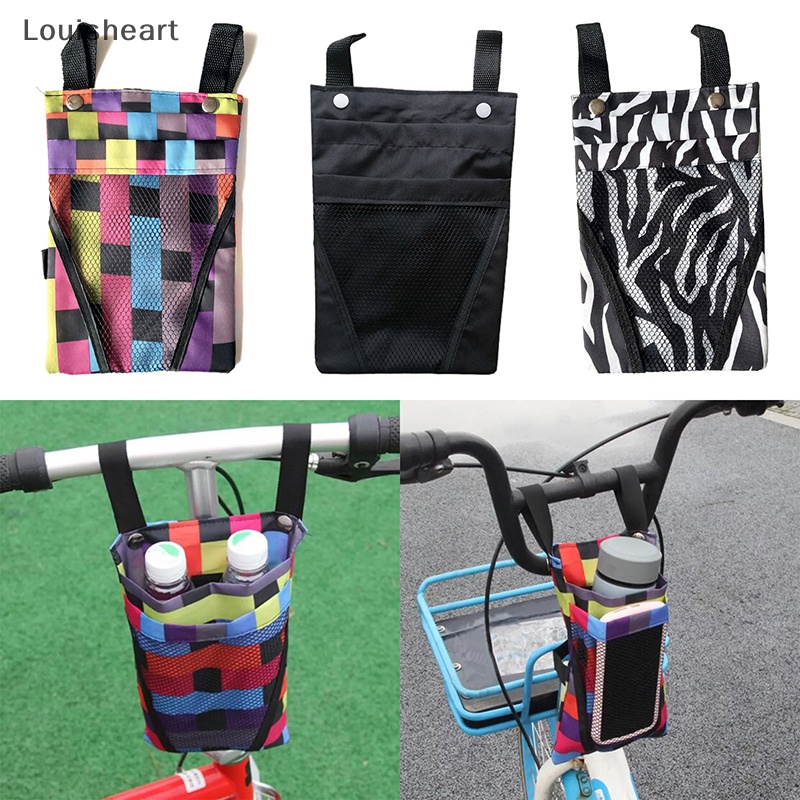 Louisheart 1pc chống thấm nước đi xe đạp túi đựng đồ phía trước xe đạp giá đỡ điện thoại di động giỏ xe đạp tfg