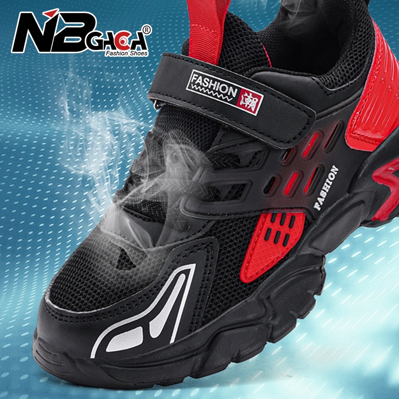 All seasons kids sneakers sport shoes for boys fashion running shoes da trẻ em lưới thoáng khí giày thường cô gái giày tennis
