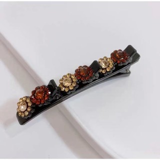 Kẹp Tóc Bện Bên Có Kẹp Tóc Và Đá Rhinestone