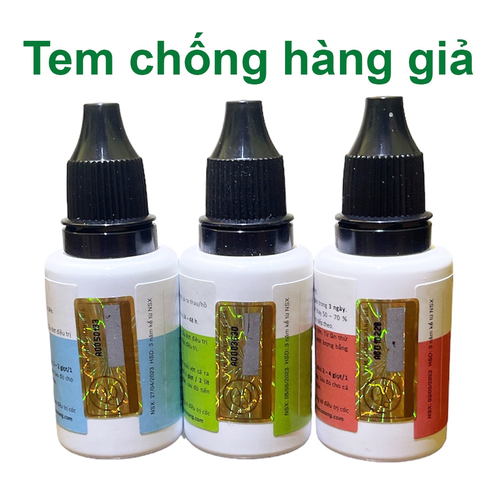 Anti Stress Cá | Giải độc khẩn cấp, túm lắc, nấm, căng thẳng và phòng cho cá cảnh