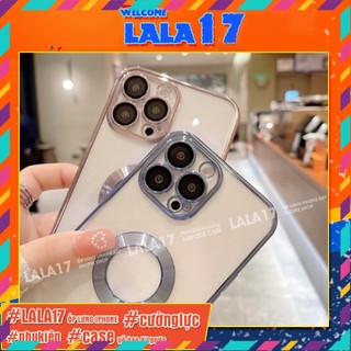 Ốp lưng iphone trong suốt hở táo vòng tròn ring 6D kèm chống sốc camera 13/14/pro/max/7/8/Plus/X/XsMax/11/12 Lỗi 1 Đổi 1