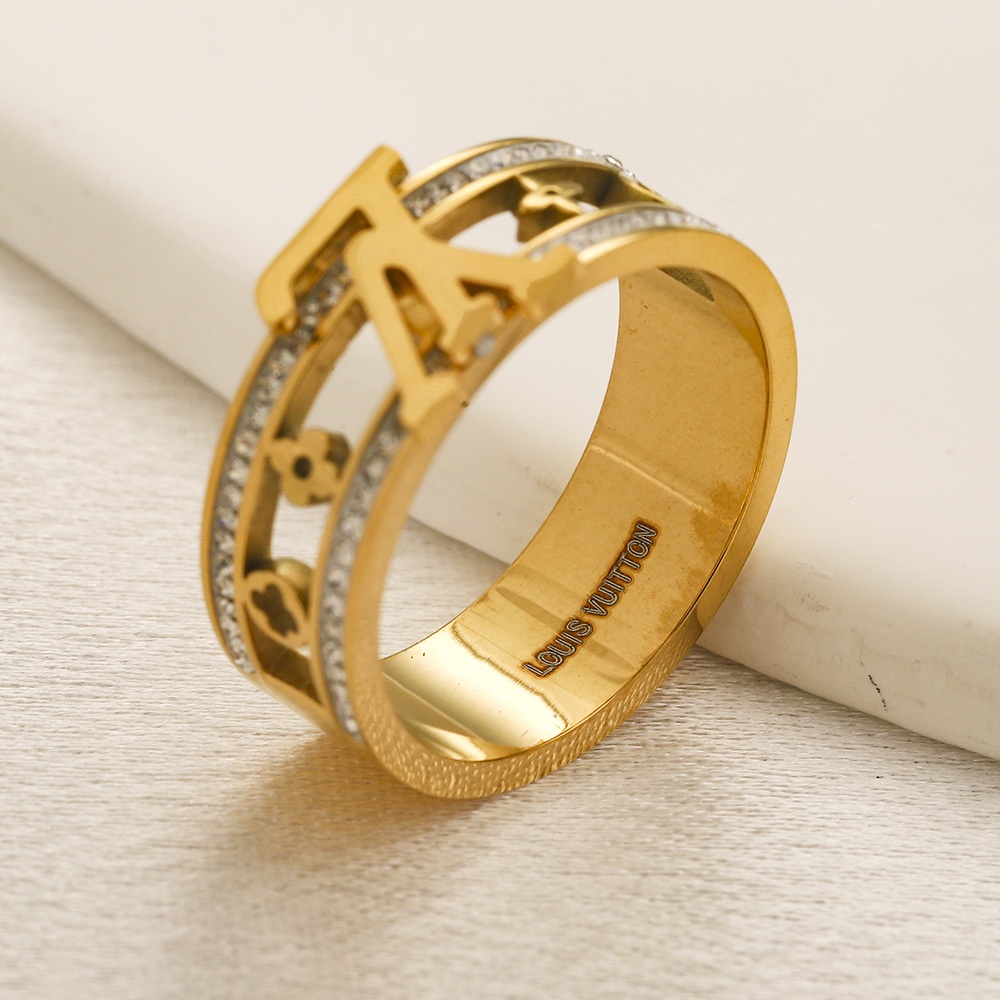 Louis vuitton Nhẫn lv Bạc 925 Phong Cách Hàn Quốc Đơn Giản Sáng Tạo Dành Cho Nữ