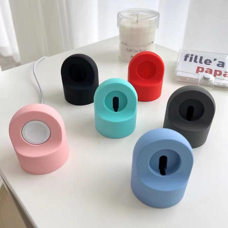 Gian giới hạn Đế sạc thẳng đứng bằng silicon cho đồng hồ thông minh iwatch serise  41mm 45mm 44mm 40mm 42mm 38m