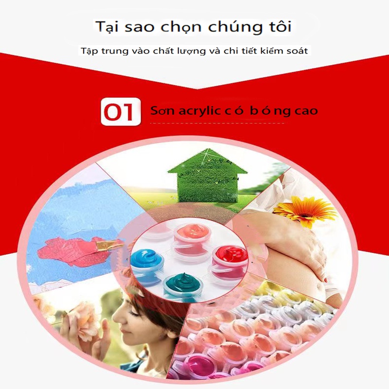 Diao-30 * 40-coat color-soonorn fish oil painting-digital painting-coloring by numbers-digital painting beauty-digital painting cosmetics dòng hướng dương-mirror painting theo số