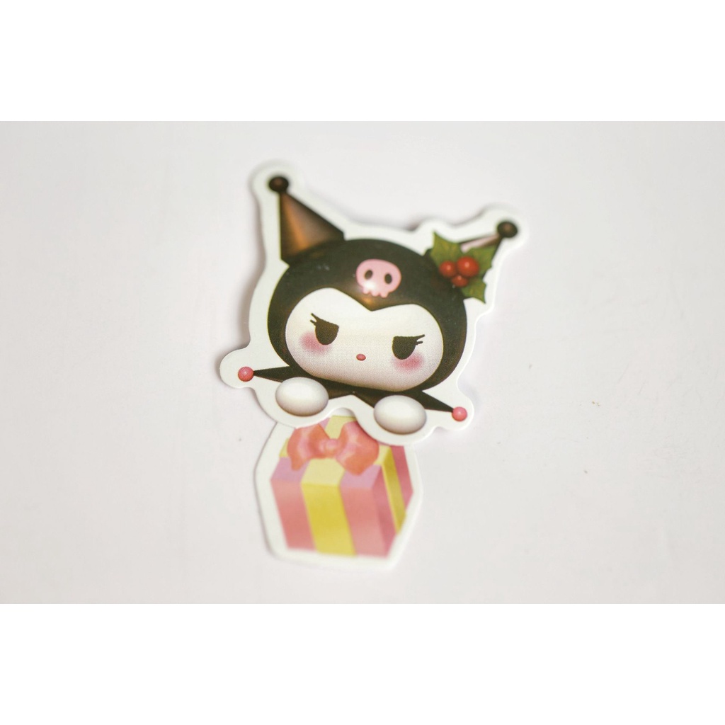 100 cái sanrio 3d kuromi hình dán dễ thương cho chai nước hình dán chống thấm nước cho vỏ điện thoại, máy tính xách tay, kính nước, sách