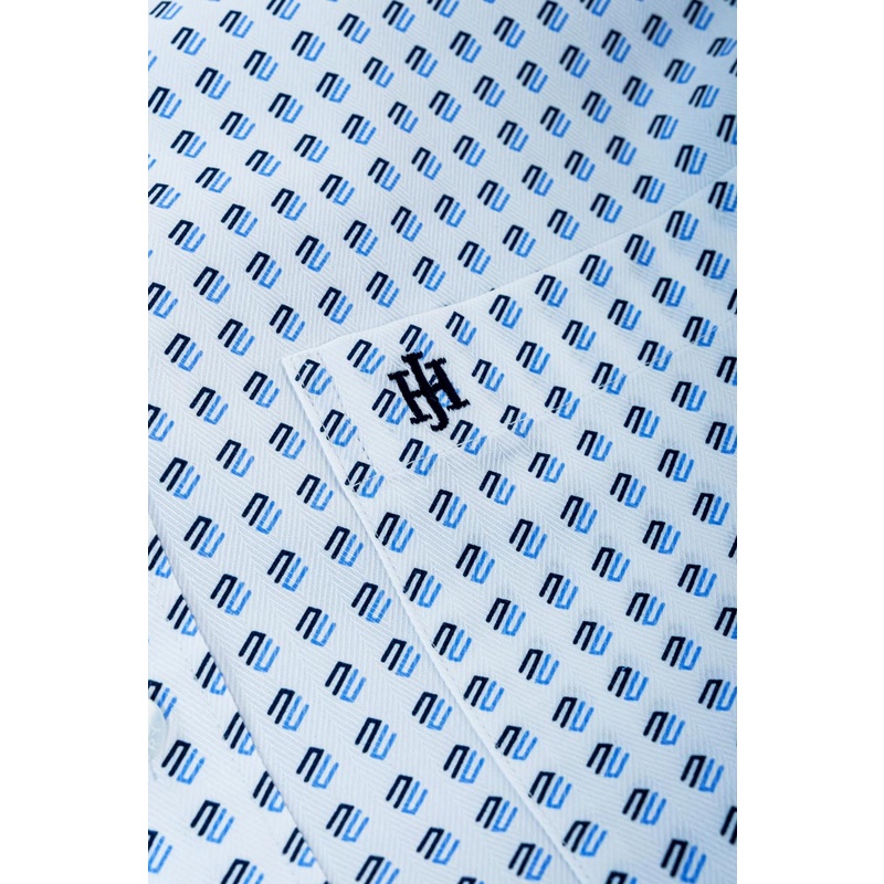 Áo Sơ Mi Nam Tay Ngắn In Họa Tiết , thời thượng, lịch lãm, chỉn chu John Henry - WS23FH25P-SDBB