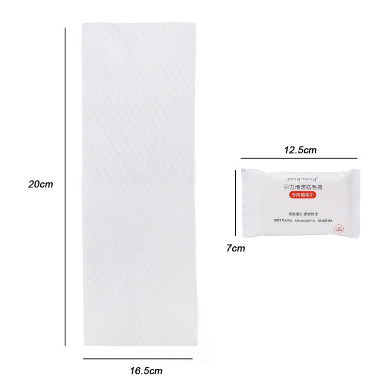 Lược cho chó mèo khăn bông mềm / bàn chải massage nâng cấp / lược tẩy lông khăn lau sạch / bàn chải thú cưng đa chức năng / đồ dùng làm sạch chải lông