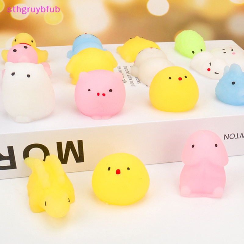 Sthb 2/5/10 cái động vật nhỏ squishy đồ chơi bóp bóng đồ chơi thần tài đồ chơi pinch nhào đồ chơi giảm căng thẳng đồ chơi kid party favor vn