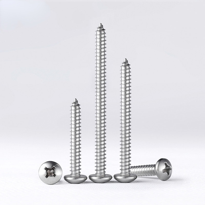 Vít Đầu Tròn Tự Cắt Phillips M4.2-M5-M5.5 Sus304