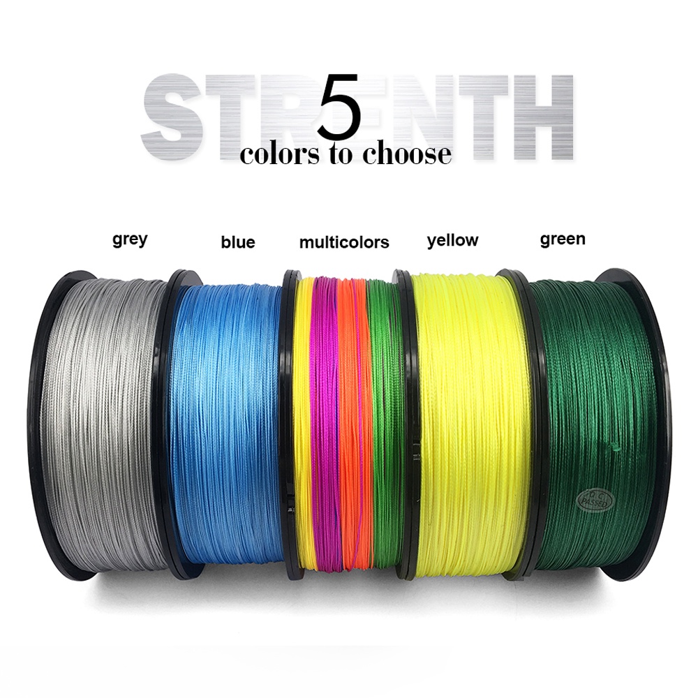 Gohotda Cuộn Dây Câu Cá Bện 12 Sợi pe 500m 300m 100m 100% Chất Lượng Cao