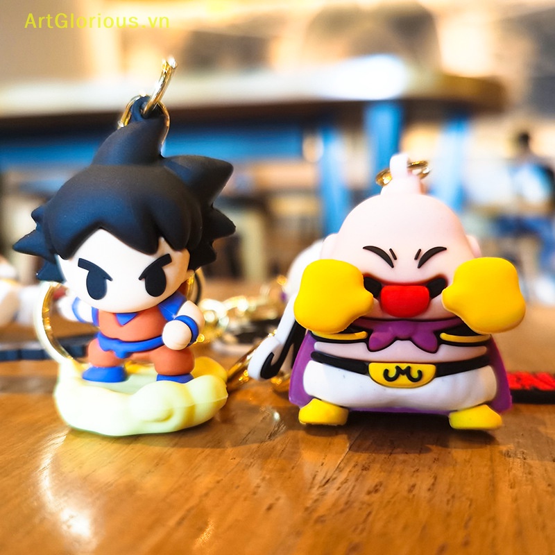 Artglorious anime cartoon dragon ball keychain thời trang vòng chìa khóa xe búp bê dễ thương ba lô mặt dây chuyền đồ trang trí phụ kiện quà tặng ngày lễ vn