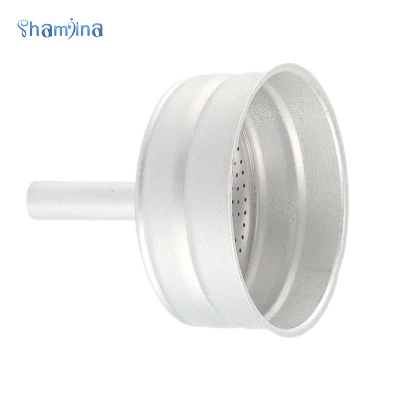 Shamjina Moka Pot Phễu Dụng Cụ Nhà Bếp Cà Phê Nồi Phễu Cho Các Bộ Phận Máy Pha Cà Phê