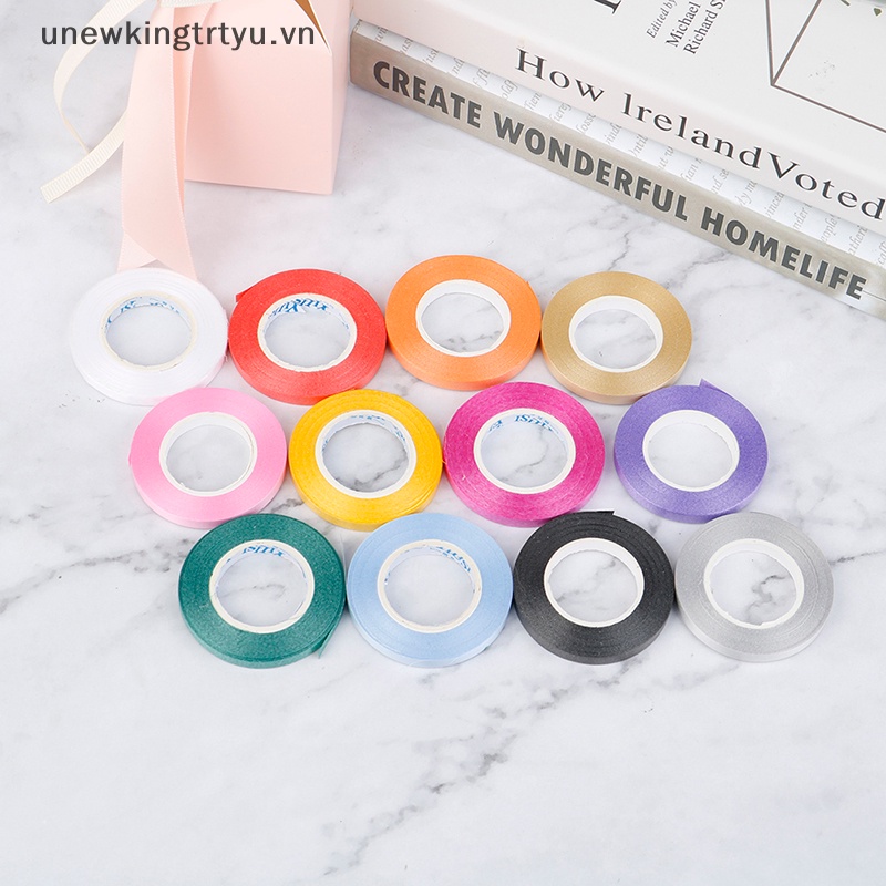 Une 10m / cuộn ruy băng sinh nhật tiệc cưới trang trí bóng bay ruy băng lụa sa ruy băng vn