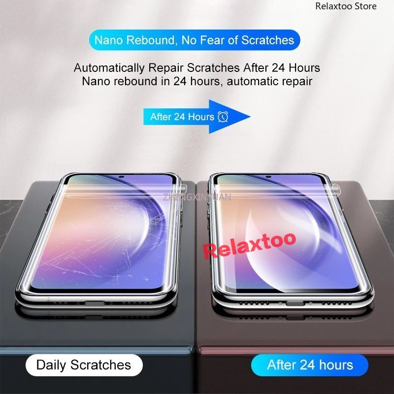 3in1 mặt trước bảo vệ toàn bộ mặt sau phim hydrogel cho oppo a58 a58x a78 5g 4g oppoa58 oppoa78 2023 màn hình mềm bảo vệ ống kính máy ảnh phía sau phim, không phải phim kính cường lực