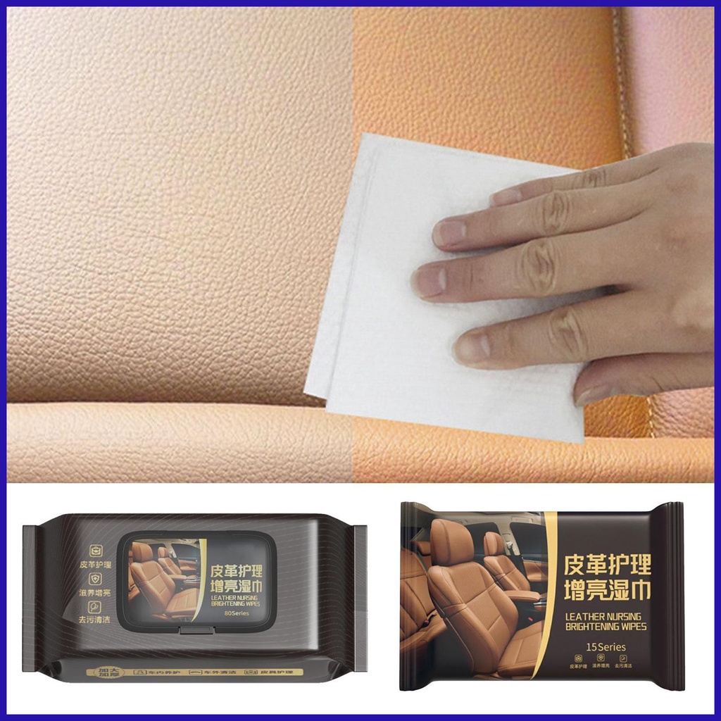 Khăn lau ô tô khăn lau ô tô khăn lau nội thất ô tô khăn ướt khăn lau ghế ô tô 15/80 cái khăn lau ẩm sạch robpvn