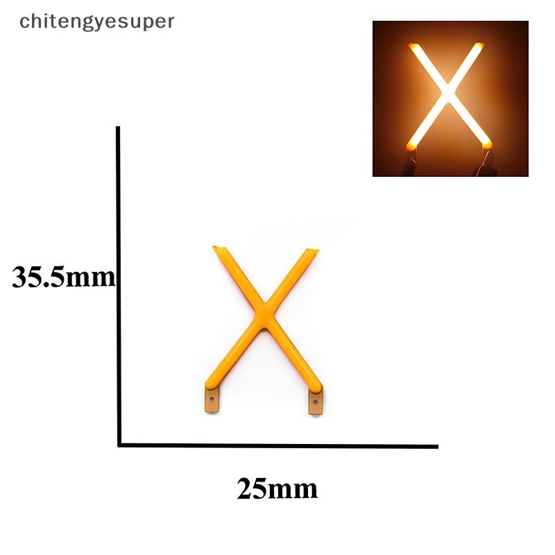 Chitengyesuper english letter filament abcdefghijklm dc3v led cob led tiệc cưới trang trí nội thất lighg phụ kiện diy cgs